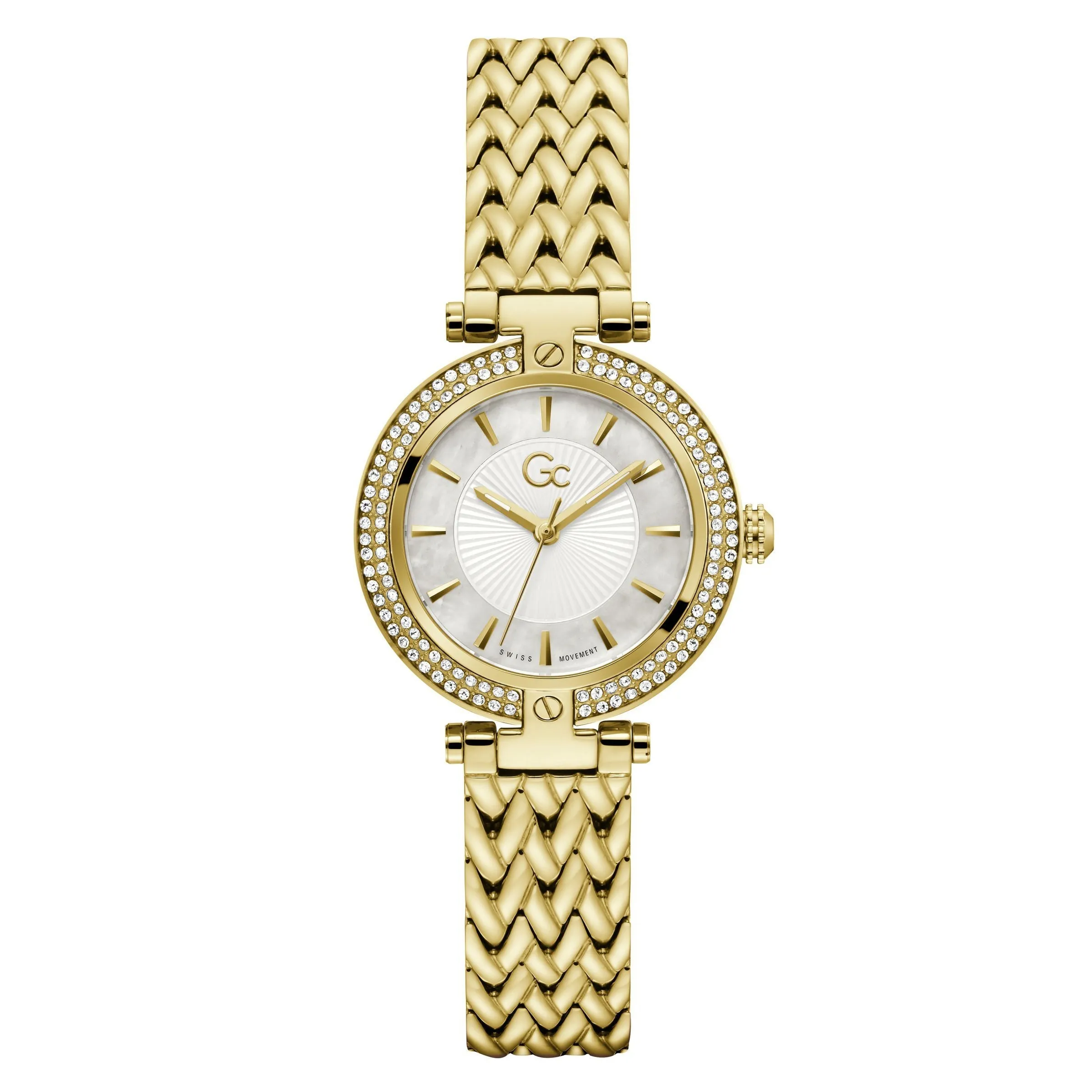 Gc Vogue Ladies White Watch Z22002L1MF