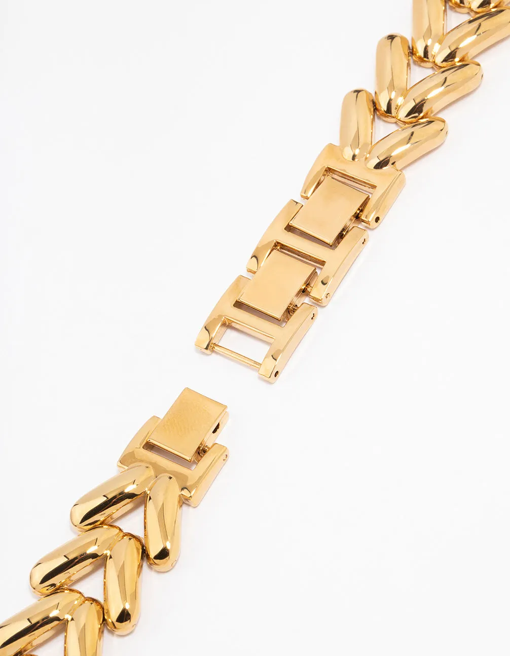 Gold Chunky Chain Watch Strap 42/44/45