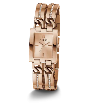 GUESS Ladies Rose Gold Tone Analog Watch