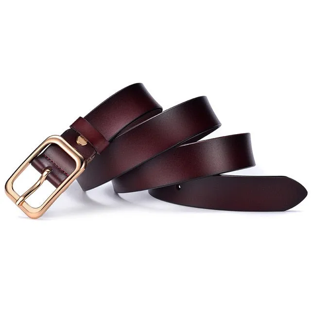 High Quality Designer Vintage Genuine Leather Belt