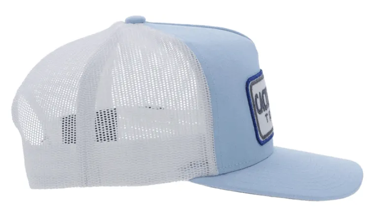 Hooey Cactus Ropes Light Blue Trucker Snapback Hat CR088