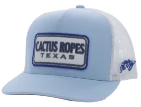 Hooey Cactus Ropes Light Blue Trucker Snapback Hat CR088