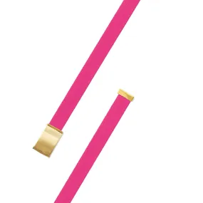 Hot Pink Surcingle Military Buckle Belt