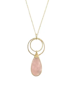 Jennie Rose Quartz Necklace