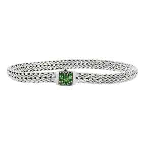 John Hardy Classic Chain Bracelet with Tsavorite