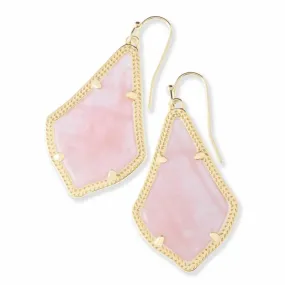 Kendra Scott | Alex Gold Drop Earrings in Rose Quartz