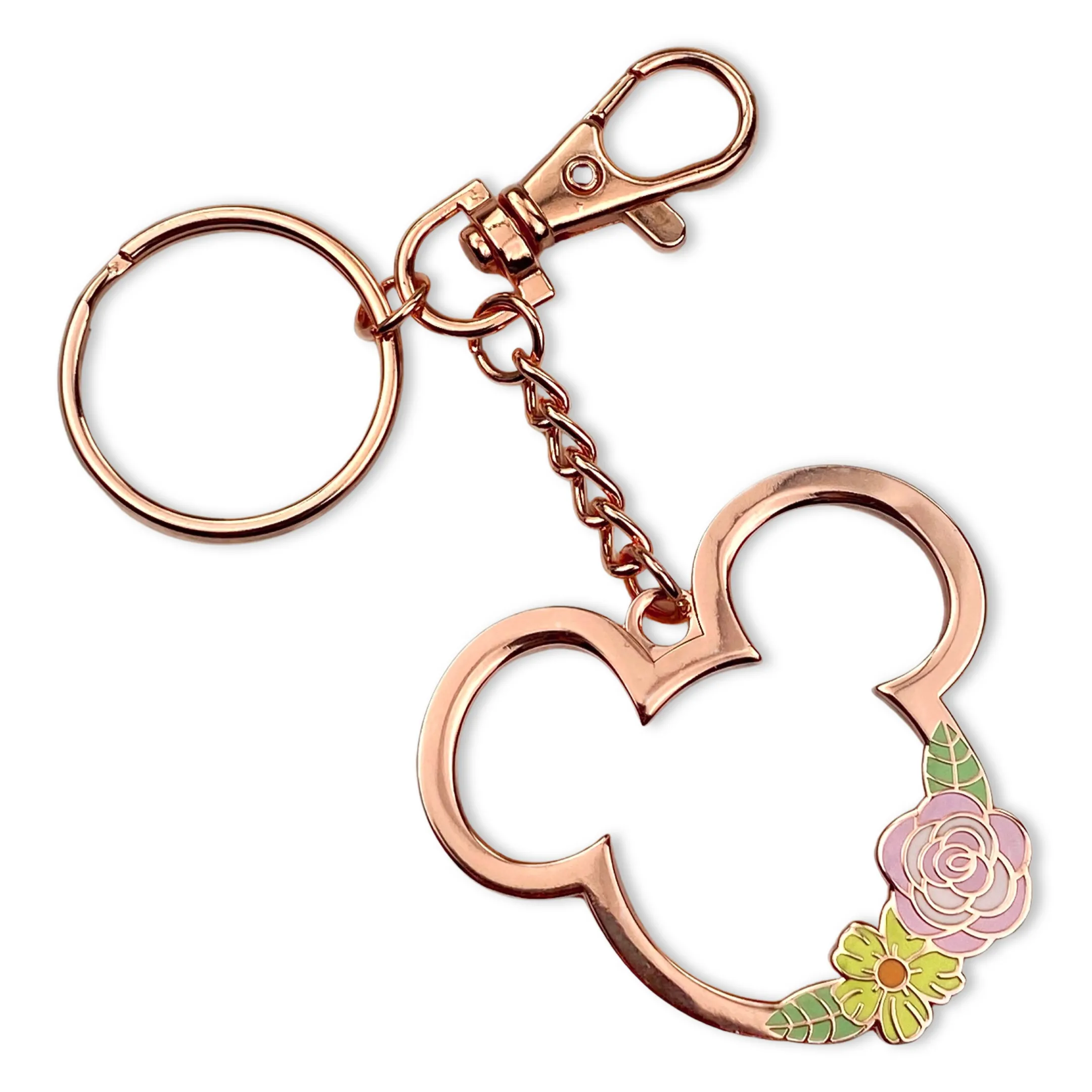 Keychain / Bag Charm  - Bohemian Mouse DOUBLE SIDED