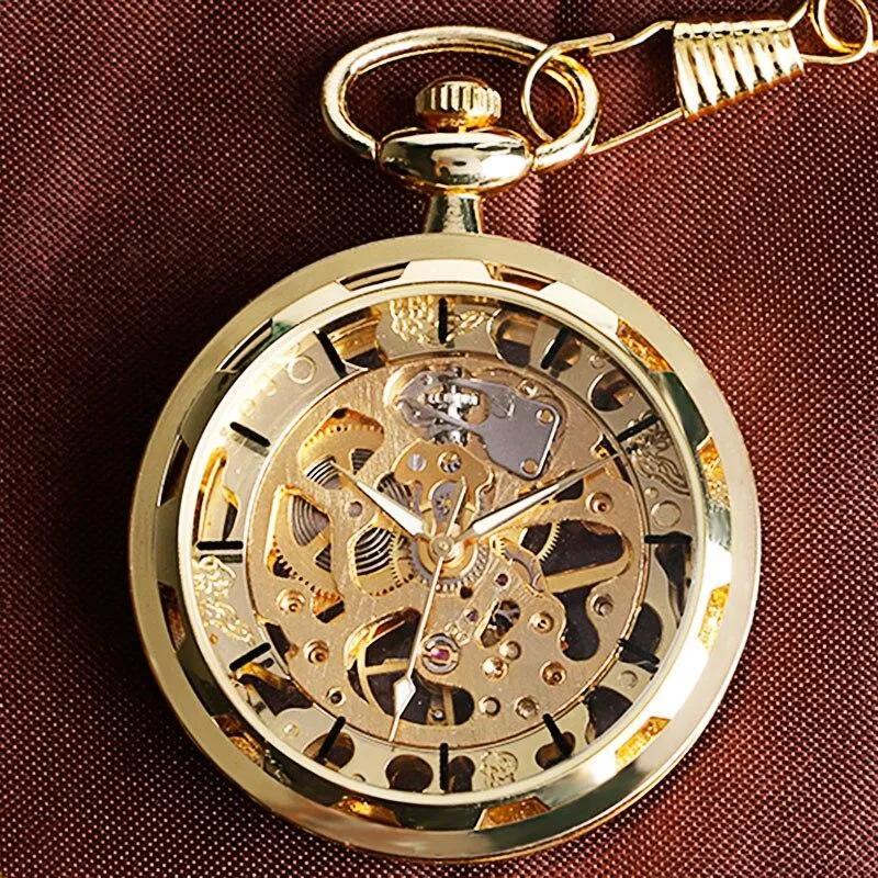 Leonardo Mechanical Skeleton Pocket Watch