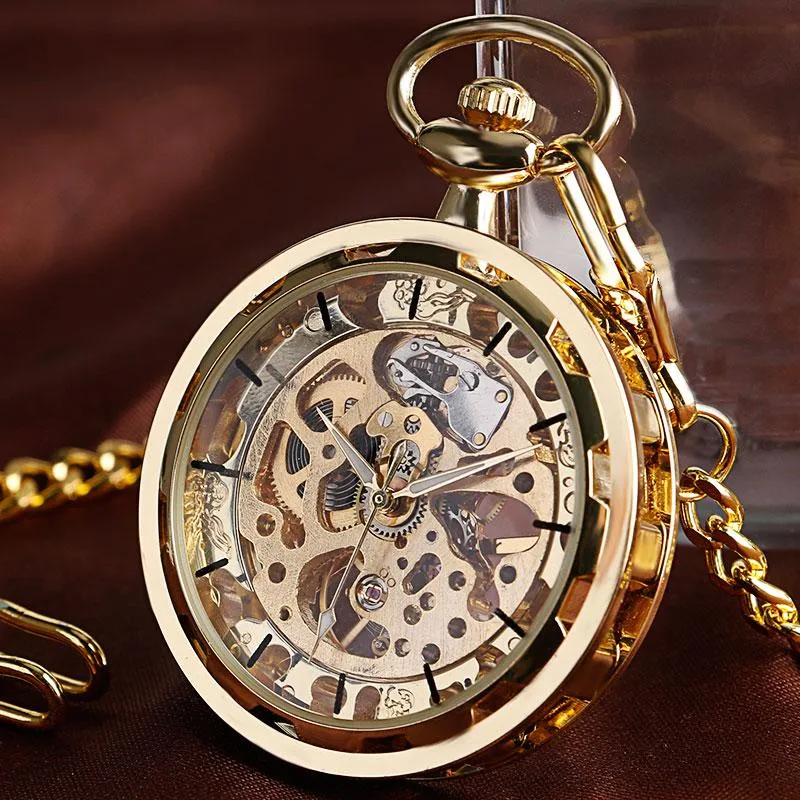 Leonardo Mechanical Skeleton Pocket Watch