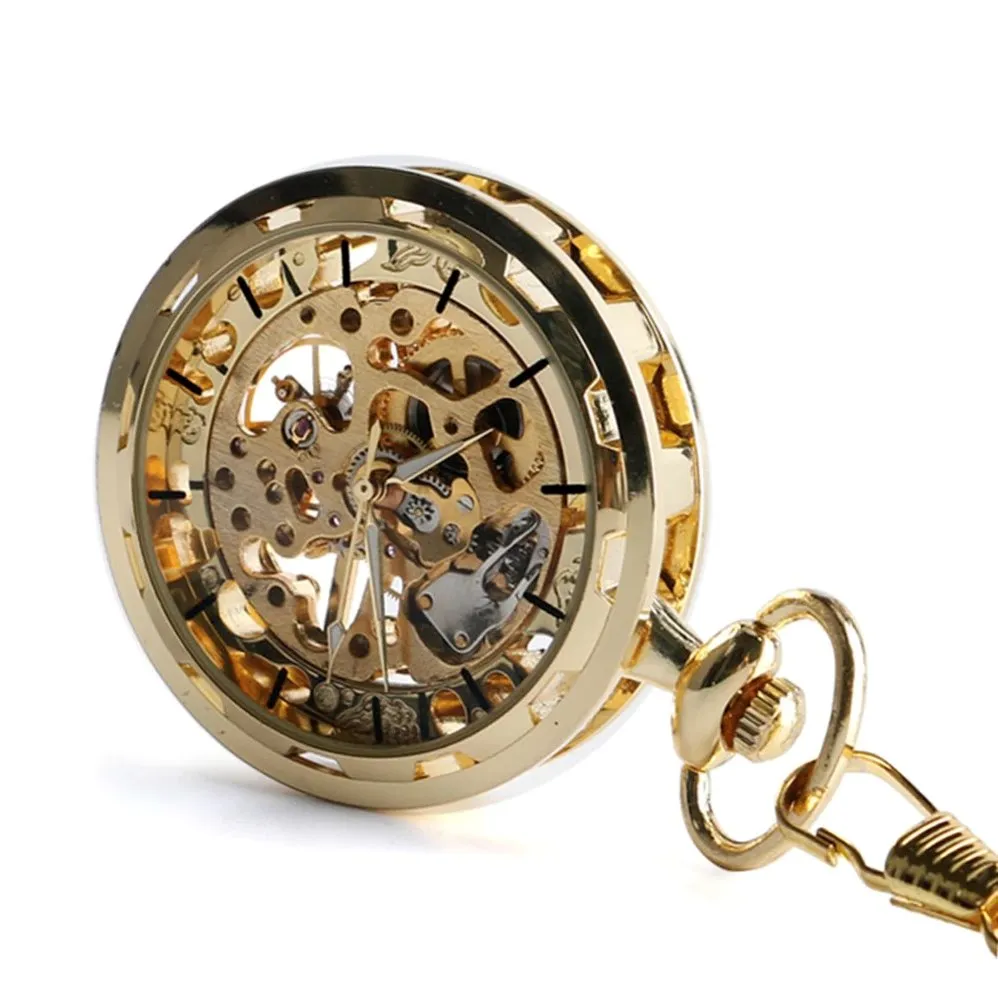 Leonardo Mechanical Skeleton Pocket Watch