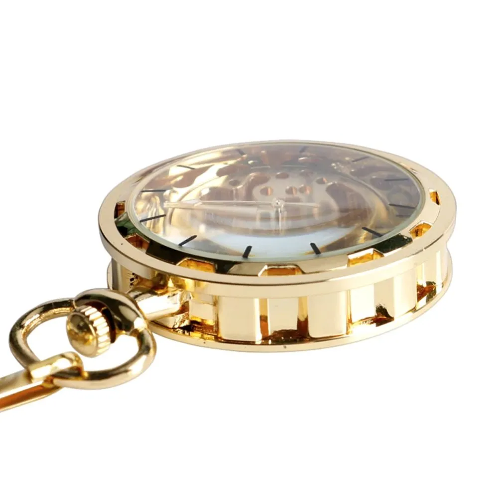 Leonardo Mechanical Skeleton Pocket Watch