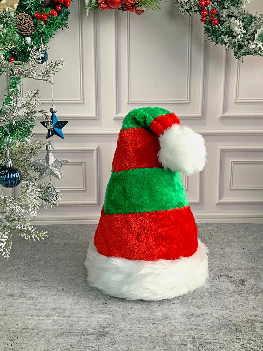 Little Surprise Box 3d Inverted Elf Legs Plush Christmas Party Hat