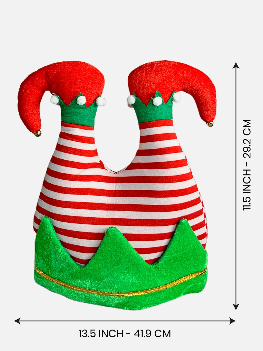 Little Surprise Box 3d Inverted Elf Legs Plush Christmas Party Hat