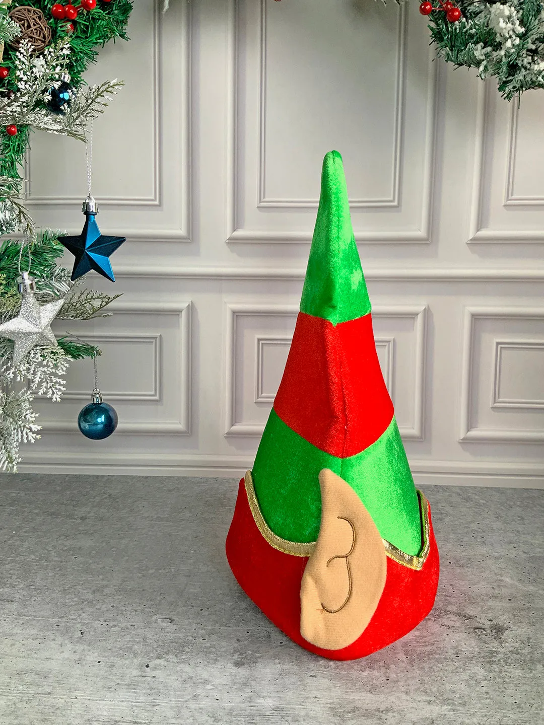 Little Surprise Box 3d Inverted Elf Legs Plush Christmas Party Hat