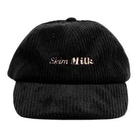 LOGO corduroy cap (black)