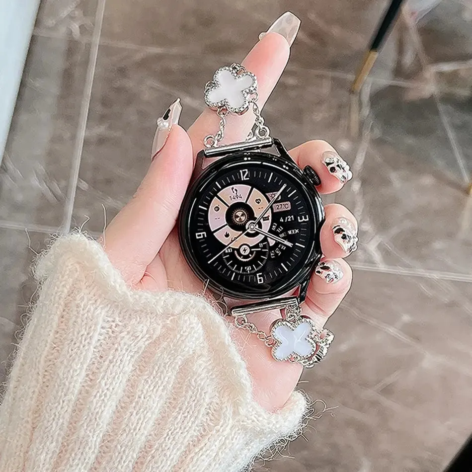 Luxury Clover Chain Strap for Samsung Galaxy Watch