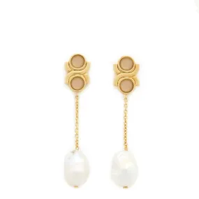 Marcie Quartz Earrings, Gold