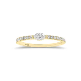 Marquise Diamond Petite Ring