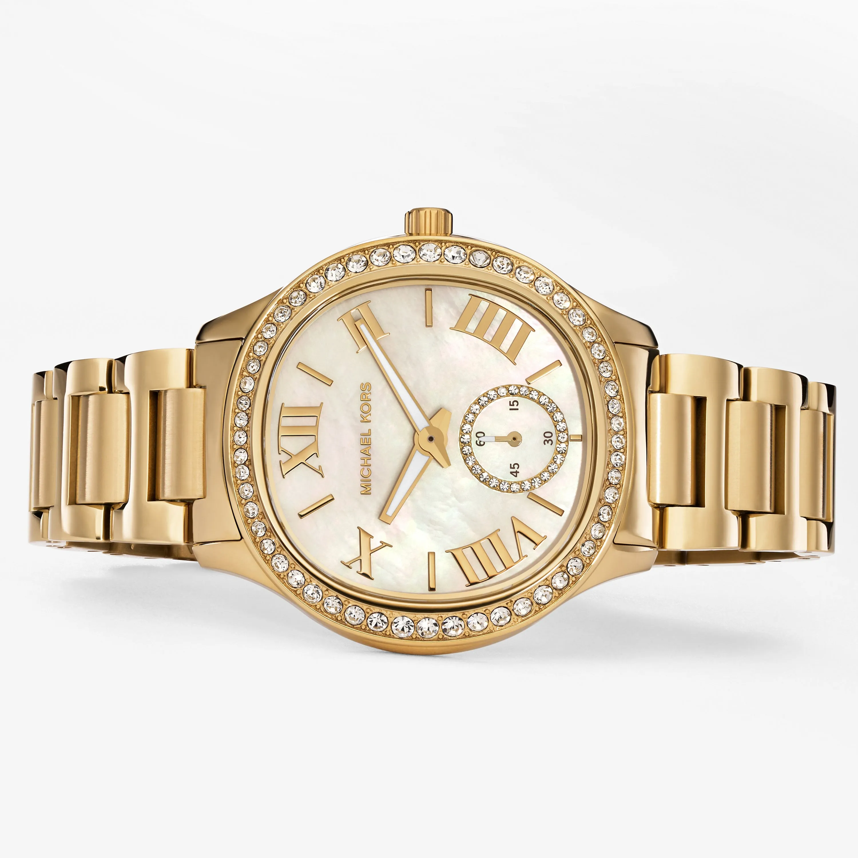 Michael Kors - Sage Three-Hand Gold-Tone Stainless Steel Watch - MK4805 - 788289