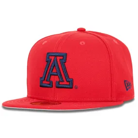 NCAA Arizona Wildcats New Era Basic Tonal 59FIFTY Fitted Hat