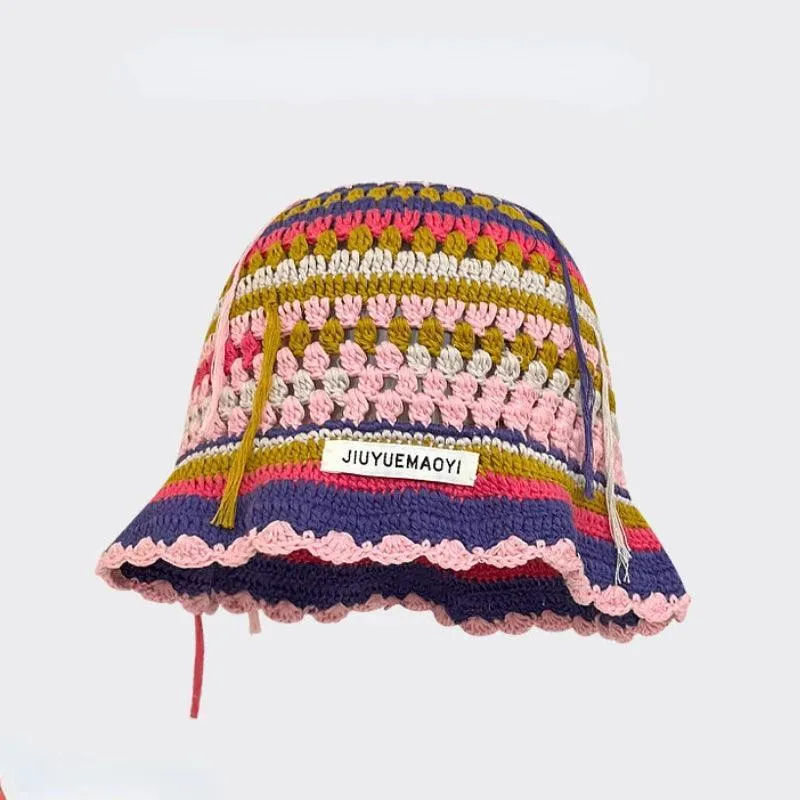 New Crochet Korean Handmade Bucket Hat - Sexikinis Swim