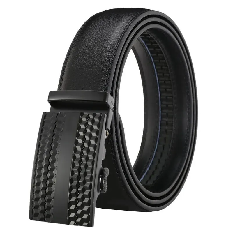 New Famous Brand Male Belt Designer Automatic Buckle Leather Men Belt 3.5cm Luxury Belts for Men Ceinture Homme Men's Belts