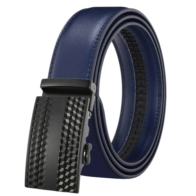 New Famous Brand Male Belt Designer Automatic Buckle Leather Men Belt 3.5cm Luxury Belts for Men Ceinture Homme Men's Belts