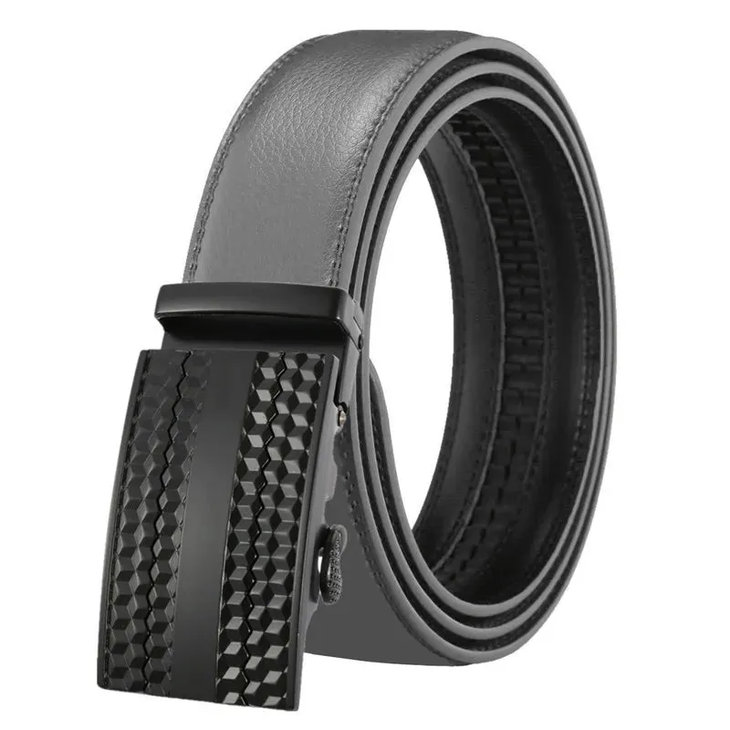 New Famous Brand Male Belt Designer Automatic Buckle Leather Men Belt 3.5cm Luxury Belts for Men Ceinture Homme Men's Belts