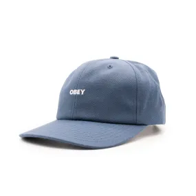 Obey Serge 6 Panel Strapback Cap - Dark Denim