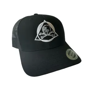 OFFICIAL SAINT VITUS BAR SNAPBACK TRUCKER CAP W/ HIGH DENSITY EMBROIDERY