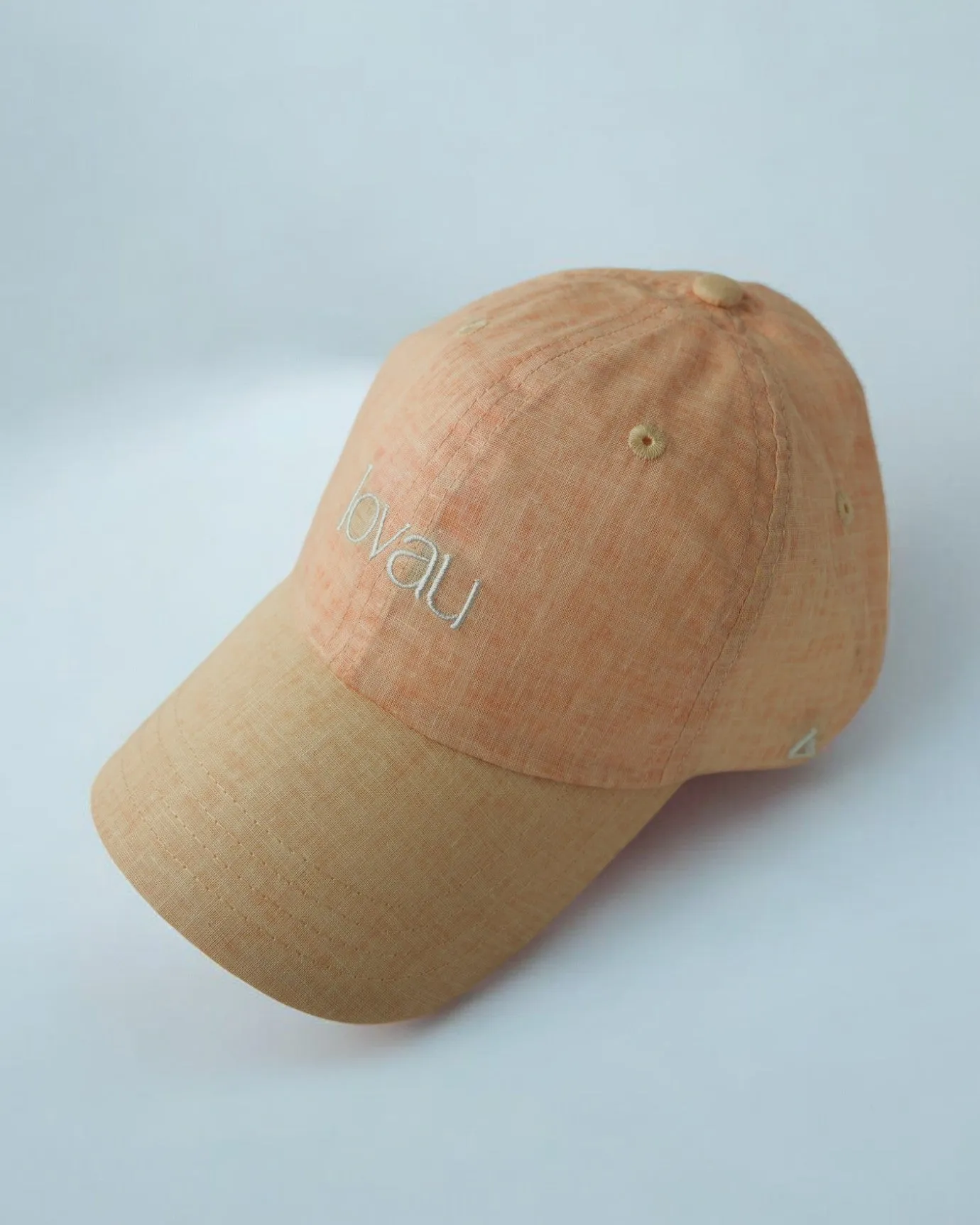 Orange Light White Cap