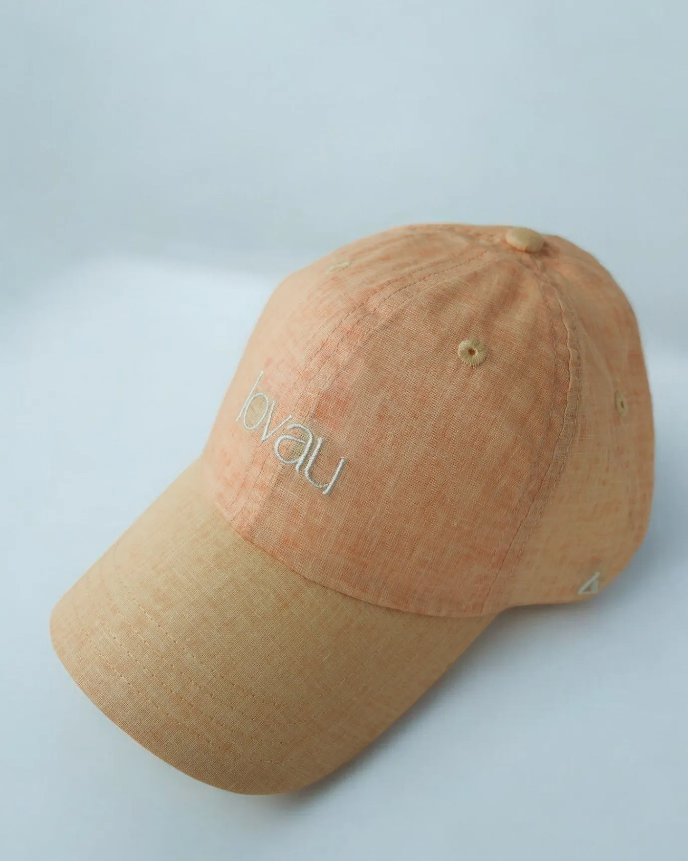 Orange Light White Cap