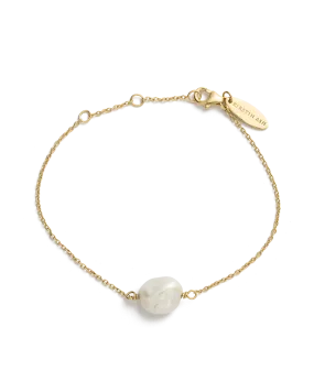 Pearl Bracelet (18K Gold Plated)