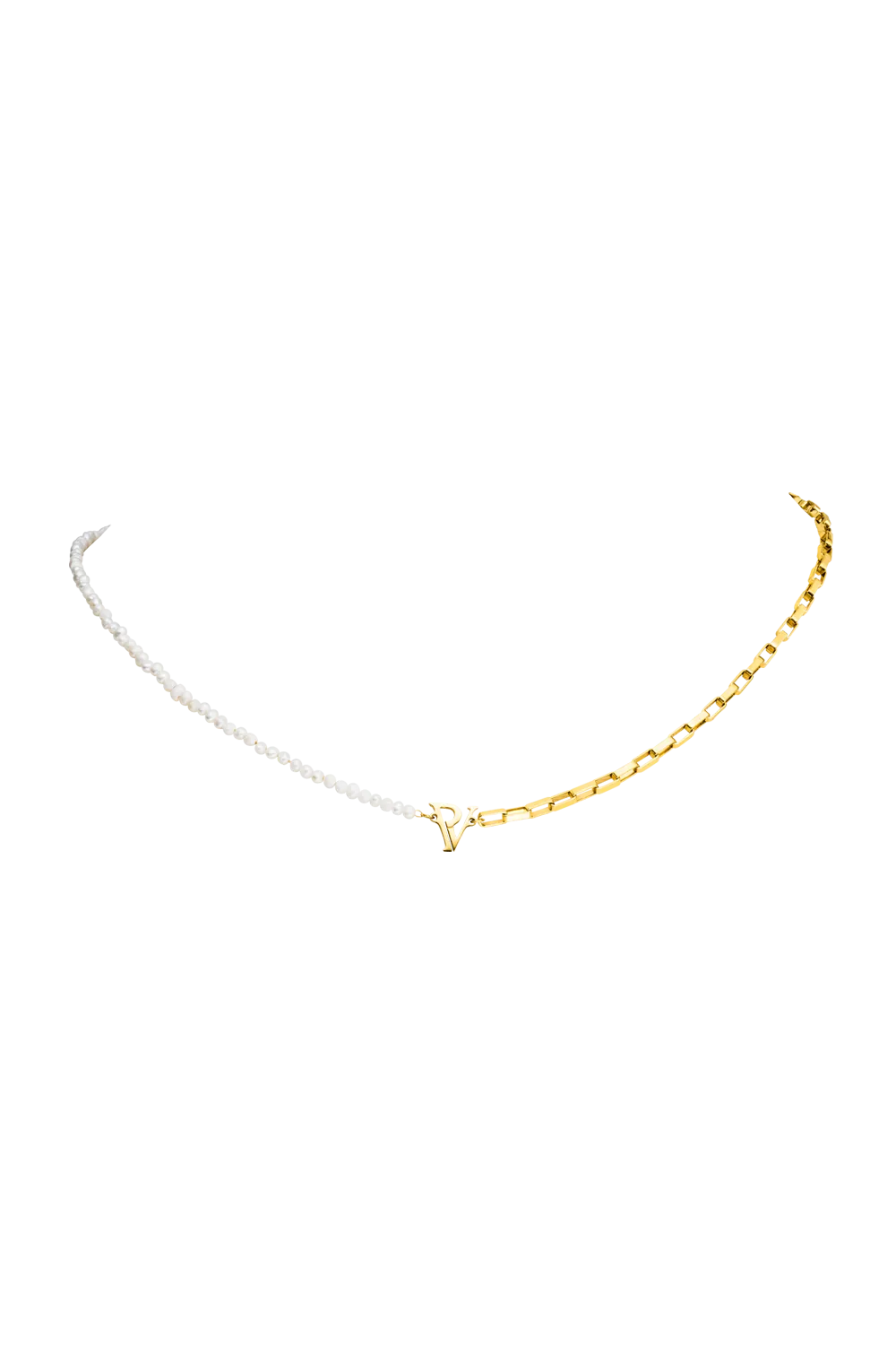 Pearl Necklace 14K Gold Plated