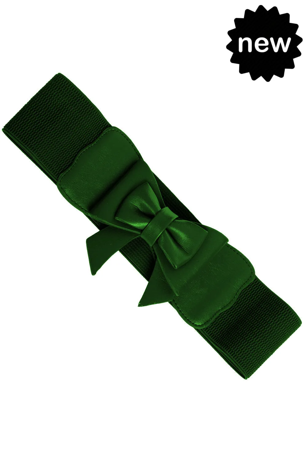 Play it Right Belt in Bottle Green by Banned