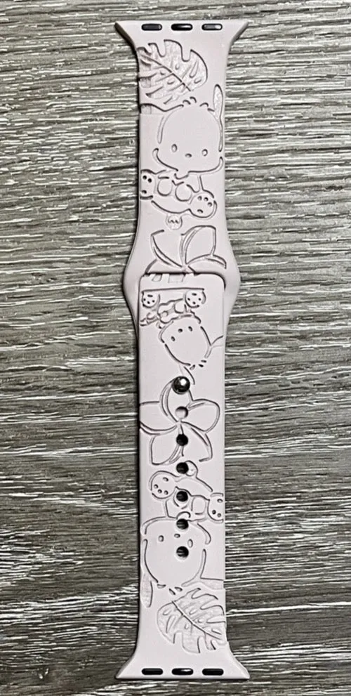 Pochacco Engraved iWatch Bands