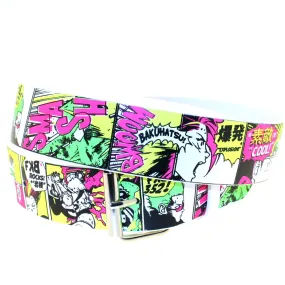 Printed Multicolour Comic Book Belt