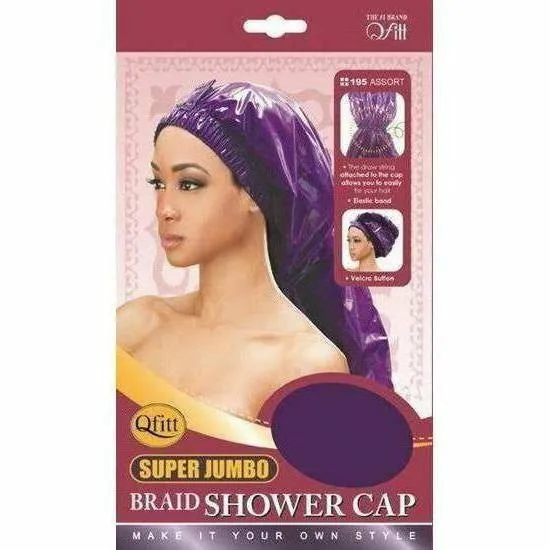 Qfitt: Super Jumbo Braid Shower Cap