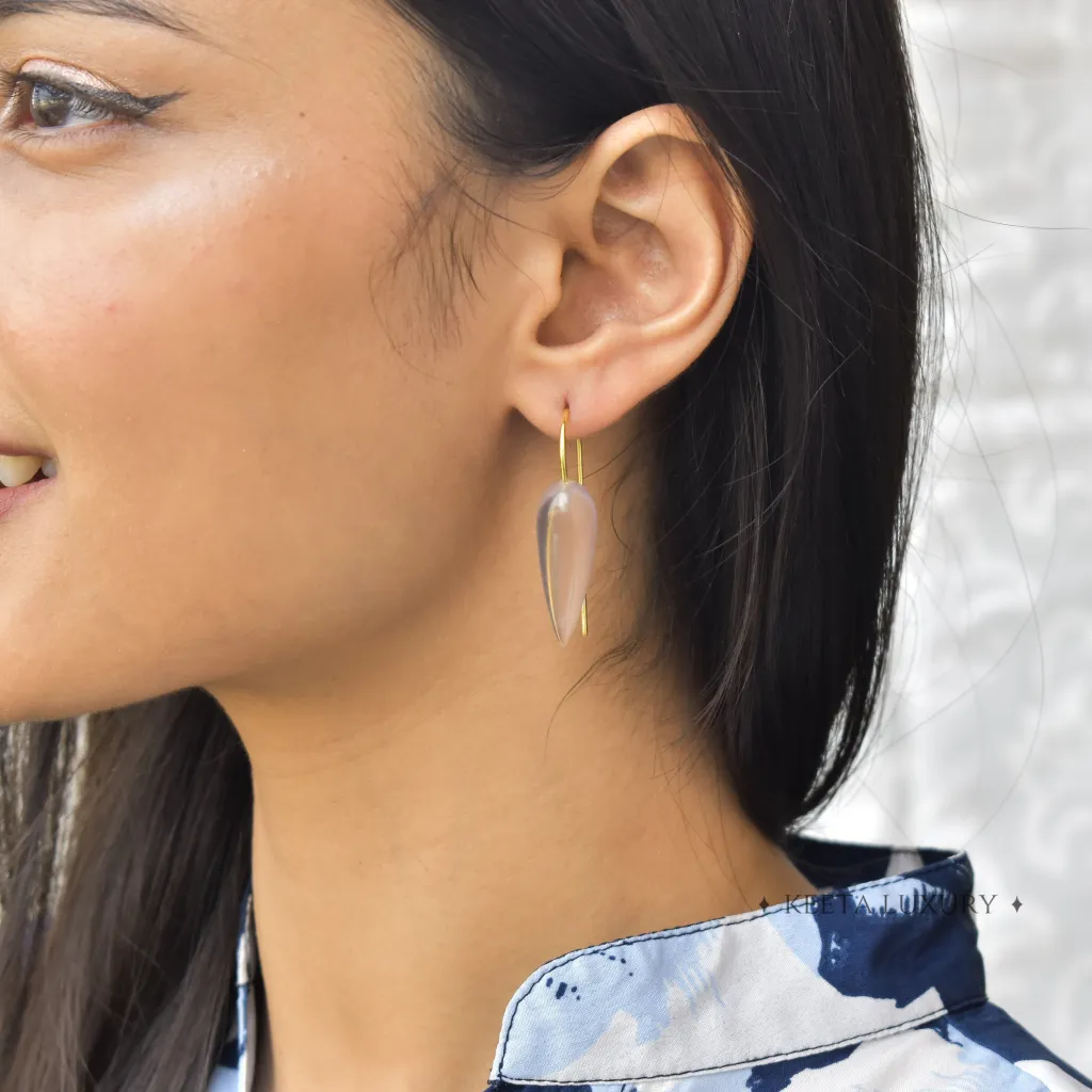 Quartz Divine - Rose Quartz Earrings