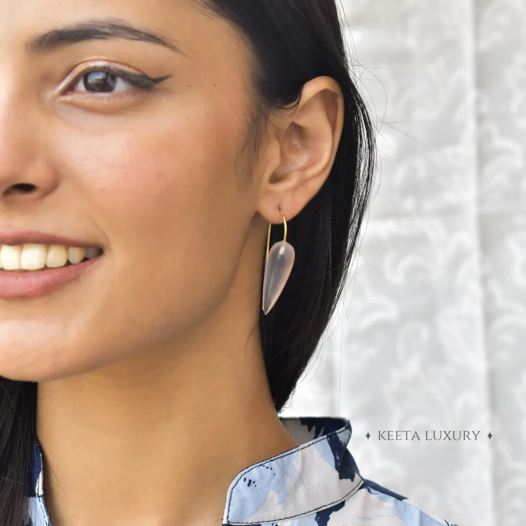 Quartz Divine - Rose Quartz Earrings