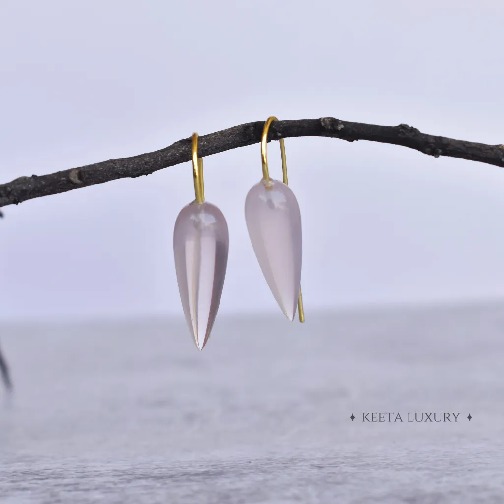 Quartz Divine - Rose Quartz Earrings