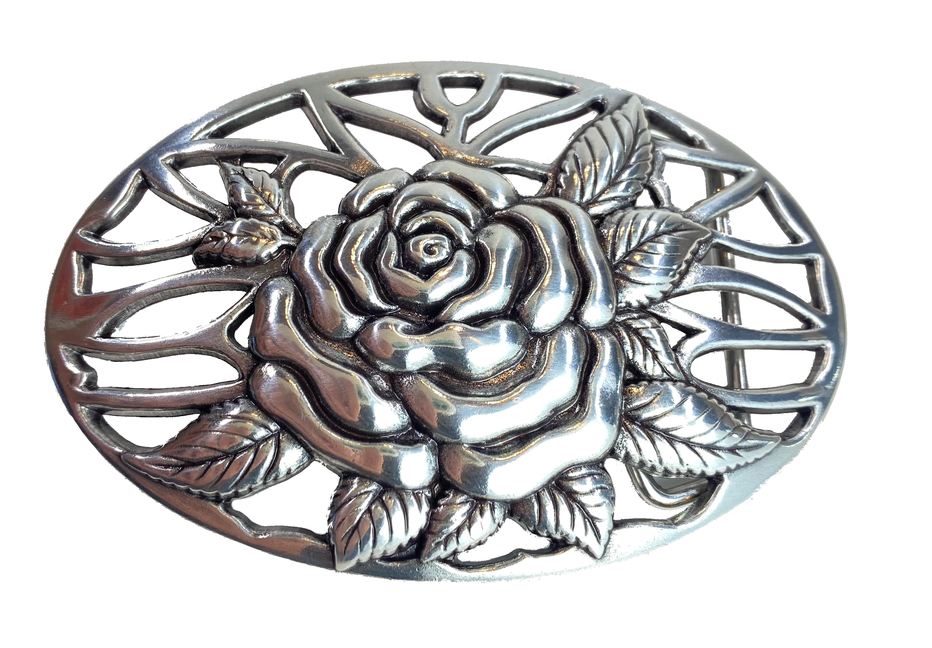 "El Rosa" Belt Buckle