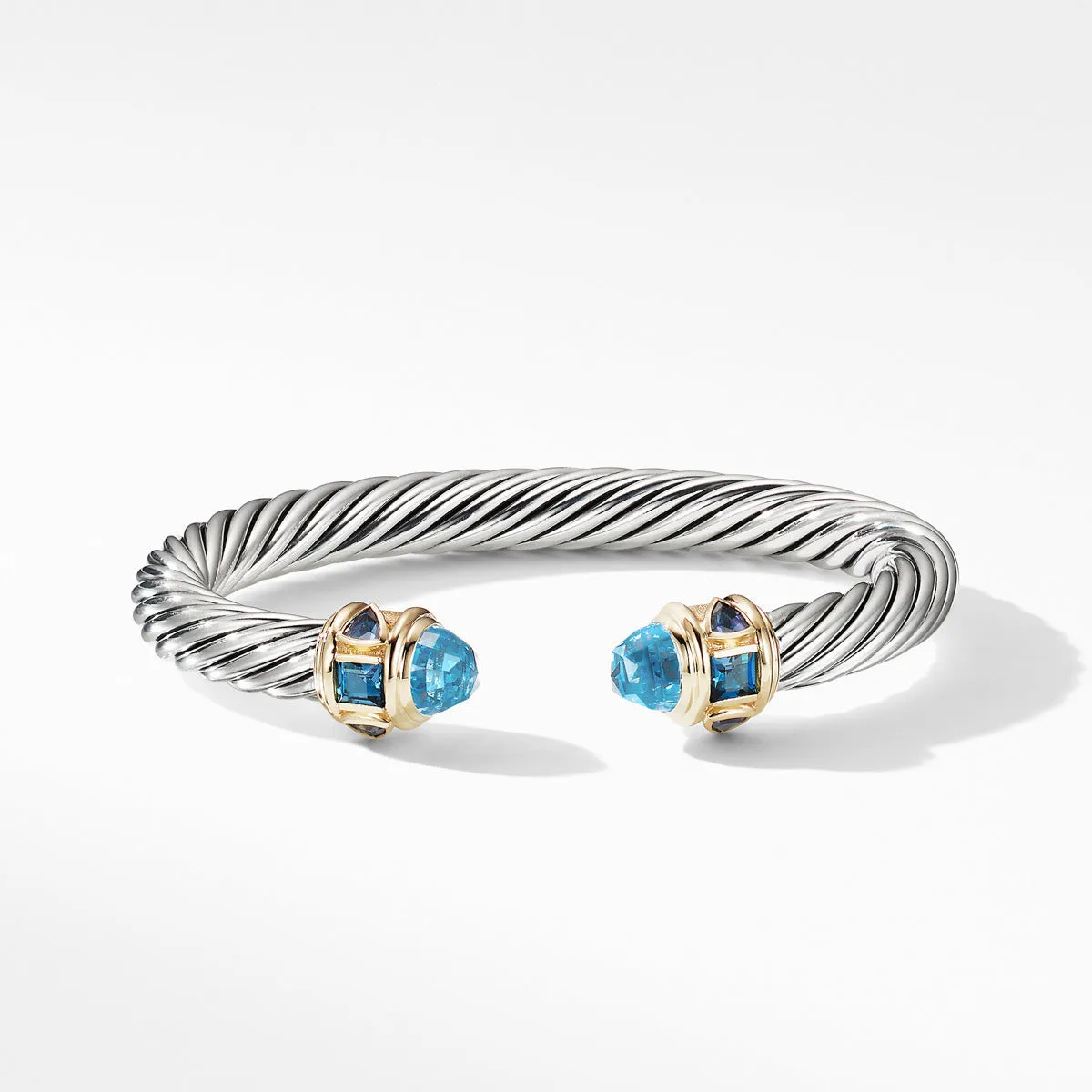 Renaissance Bracelet with Blue Topaz and 14K Yellow Gold