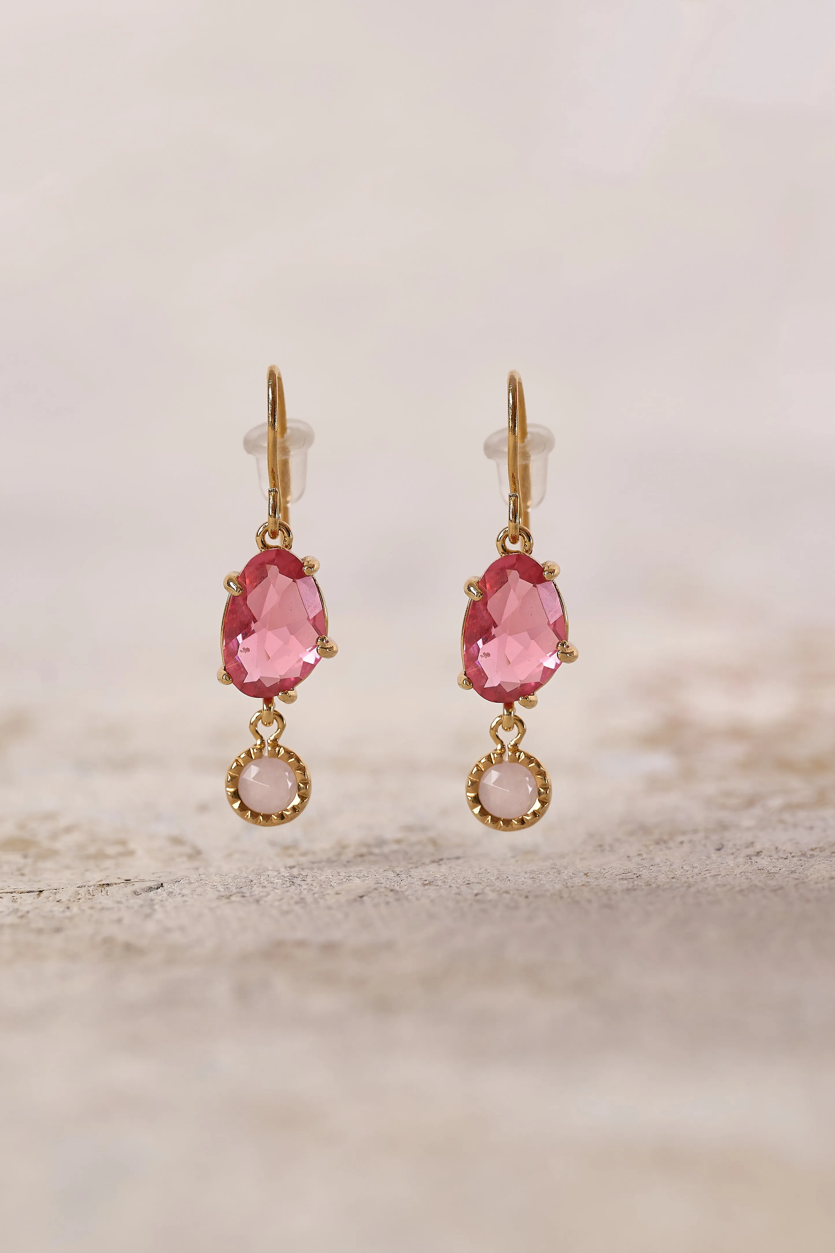 Rose Quartz Earrings