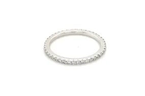 Round Diamond Stacking Ring