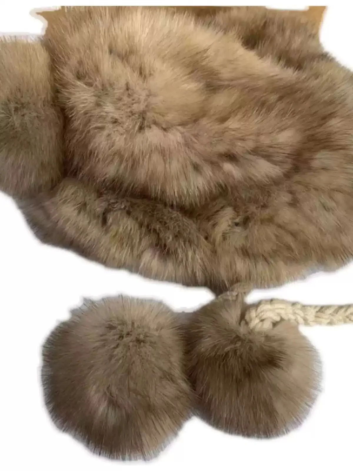 Sable fur hat winter women's three-ball Lei Feng earmuffs warm hat high quality outdoor fur real fur hat