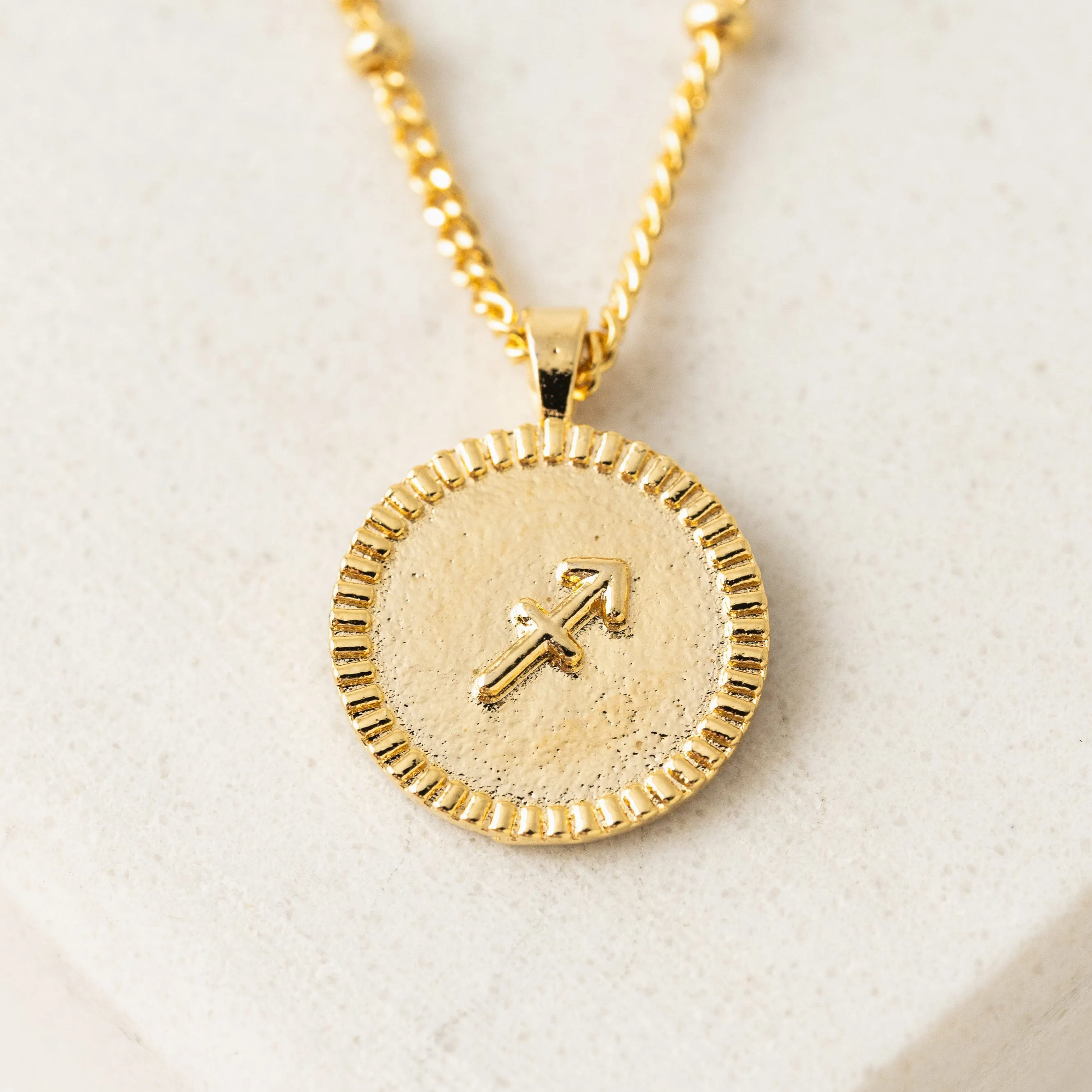 Sagittarius Horoscope Necklace