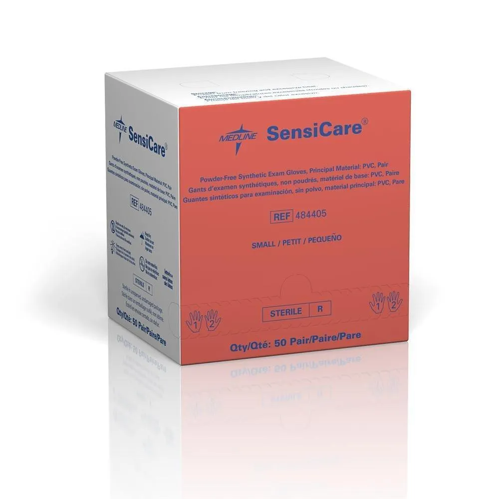 Sensicare Sterile Exam Gloves, Powder free - PAIRS