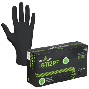 Showa Biodegradable Powder Free Nitrile Trimming Gloves 100/Bx