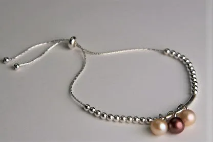 Silver Beaded Bracelet